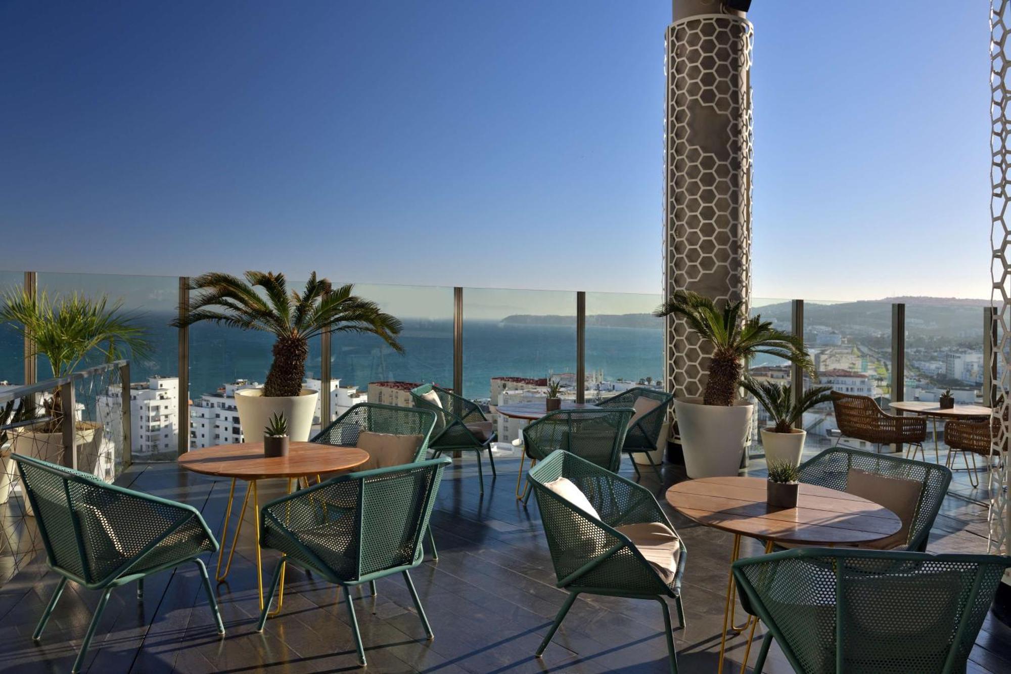 Hilton Tanger City Center Dış mekan fotoğraf View from the rooftop